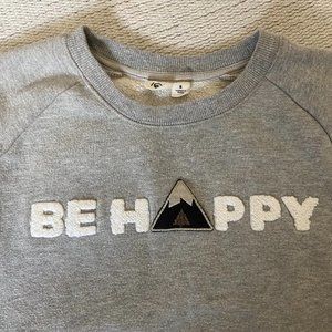 Tentree "Be Happy" Crewneck Small
